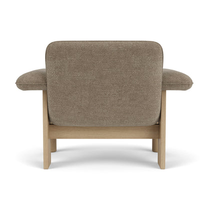Brasilia Low Back Lounge Chair by Audo Copenhagen - Oiled Oak / UK Barnum Boucle 04