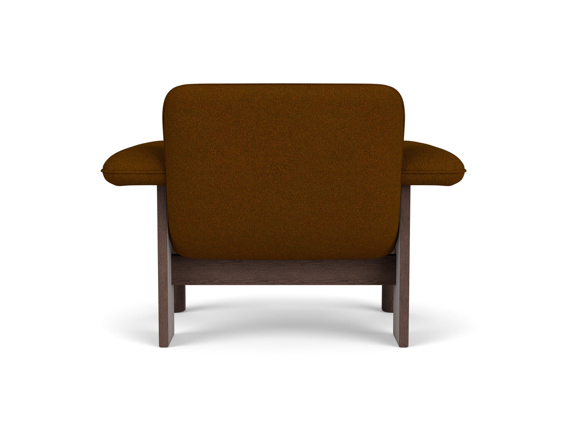 Brasilia Low Back Lounge Chair by Audo Copenhagen - Dark Stained Oak / Baru 450