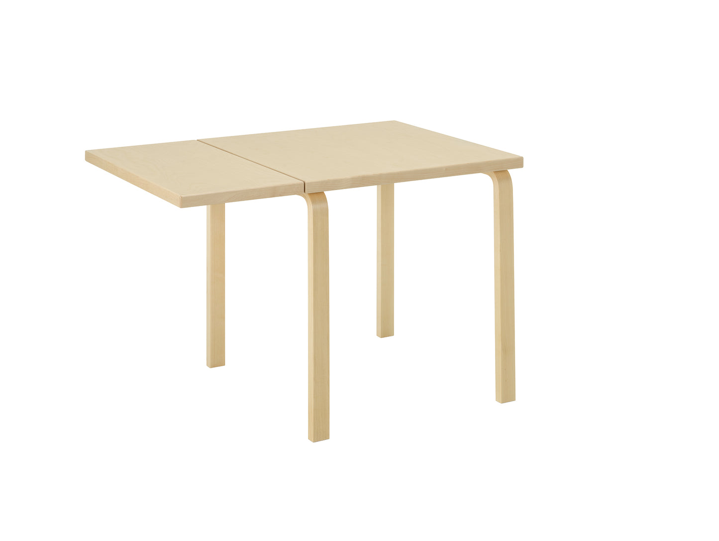 Aalto Table Foldable by Artek - Top: Birch Veneer / Drop Leaf: Birch Veneer