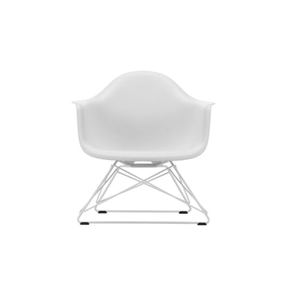 Eames Plastic Armchair LAR by Vitra - 85 Cotton White Shell / White Base