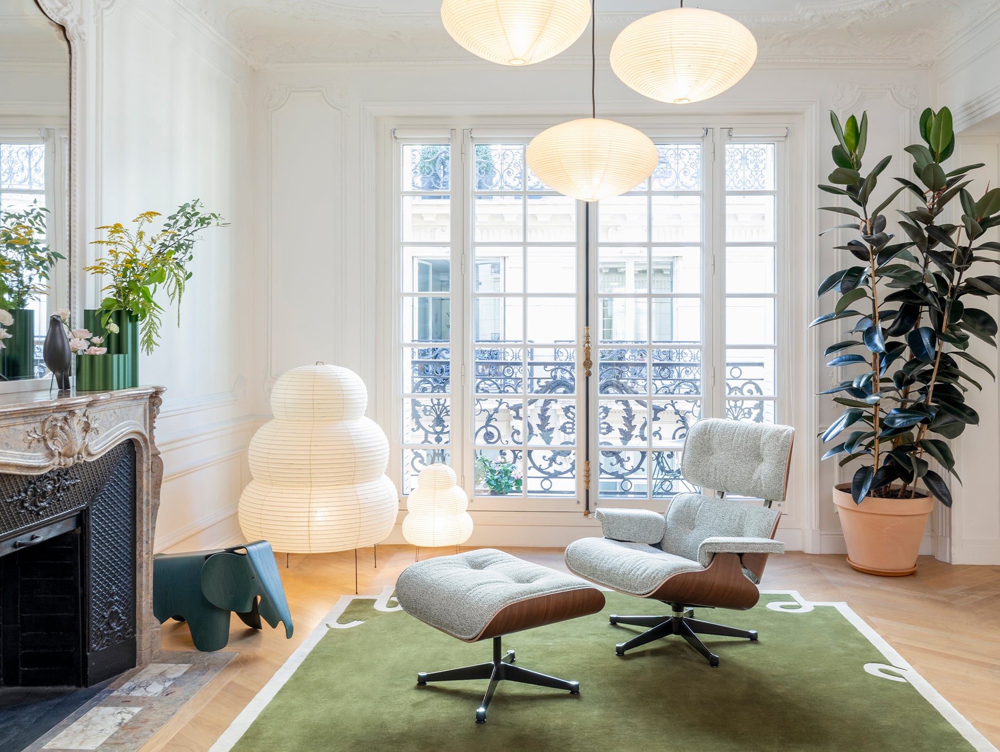 Eames Lounge Chair - Nubia Fabric by Vitra