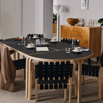 Aalto Table Half-Round by Artek