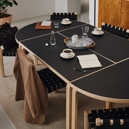 Aalto Table Half-Round by Artek
