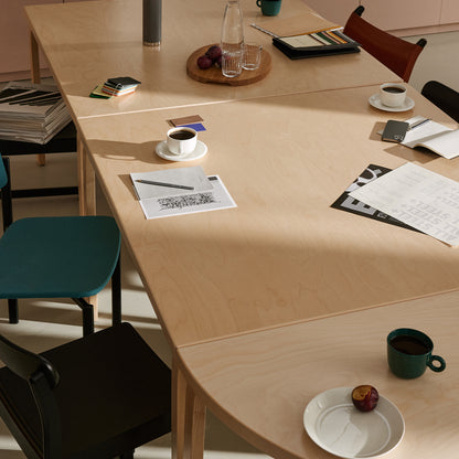 Aalto Table Half-Round by Artek