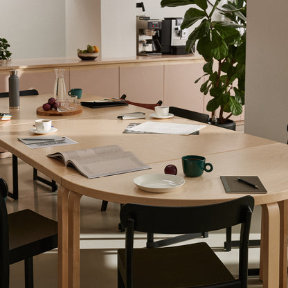 Aalto Table Half-Round by Artek