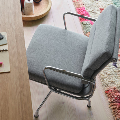 Soft Pad Office Chair EA 231 by Vitra - Cosy 2 Pebble Grey (F80)