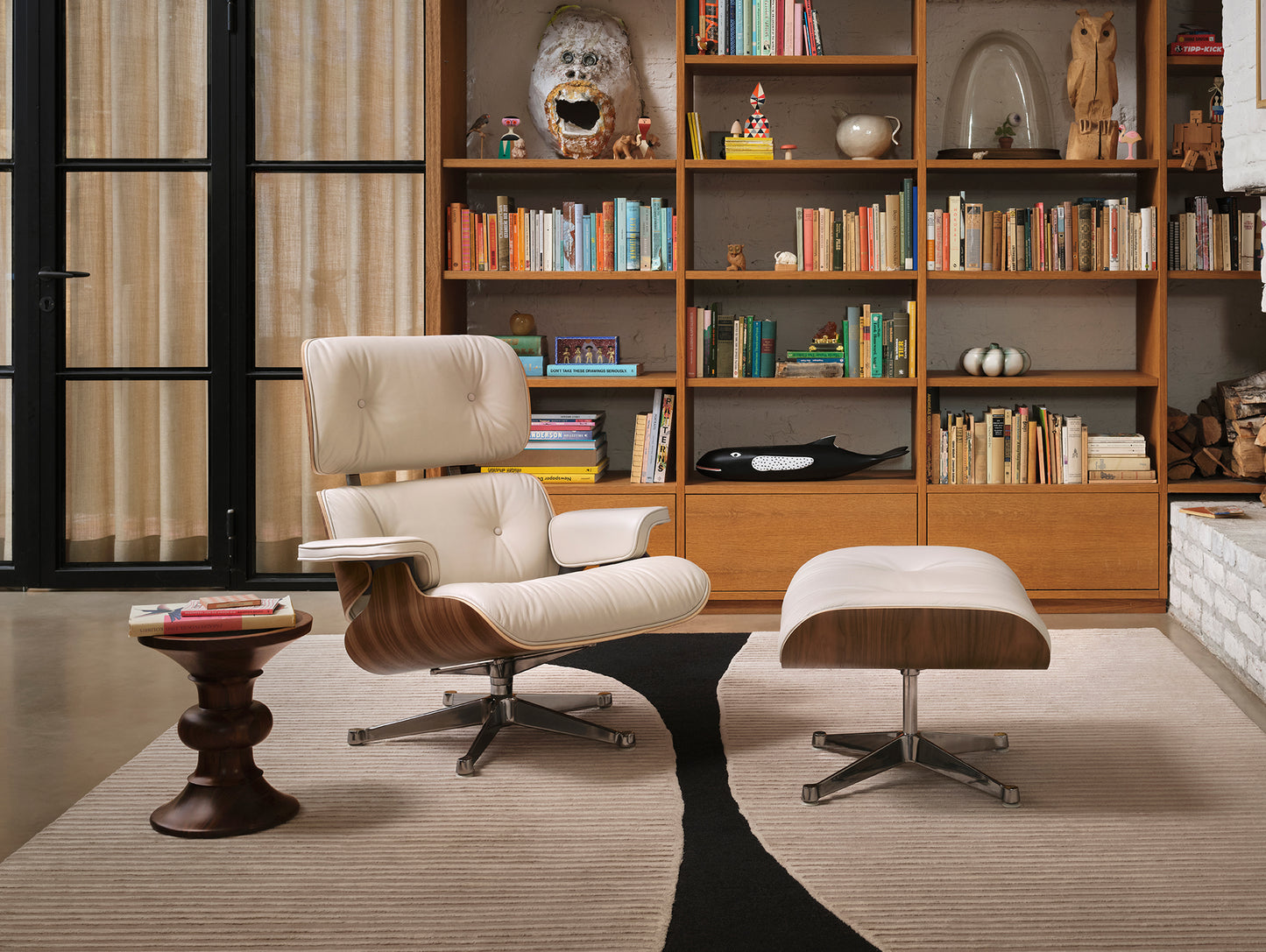 Eames Stools by Vitra - Walnut