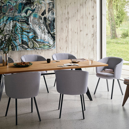 Tabouret Solvay by Vitra - Solid American Walnut