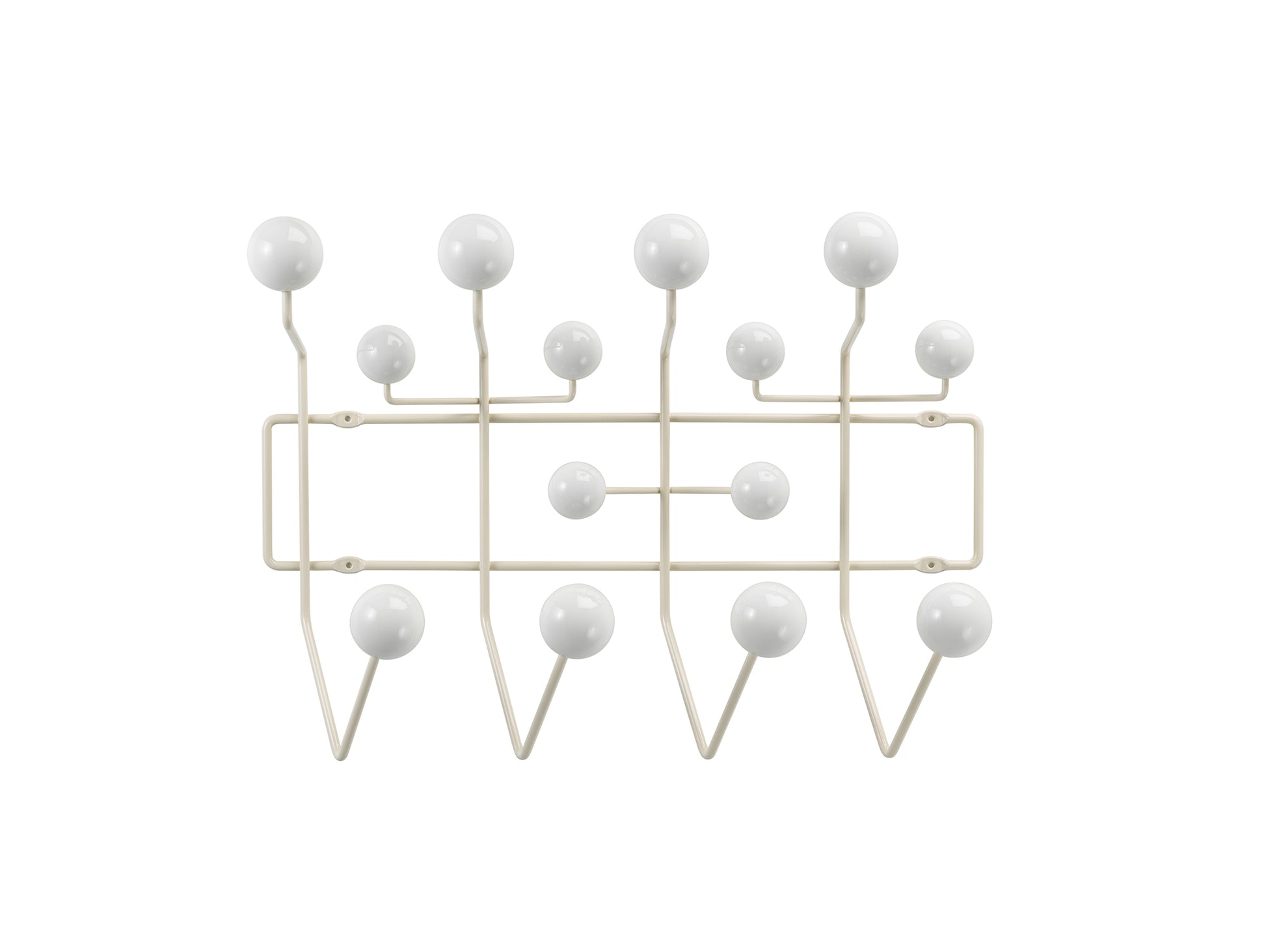 Eames Hang It All Coat Rack by Vitra - Warm White
