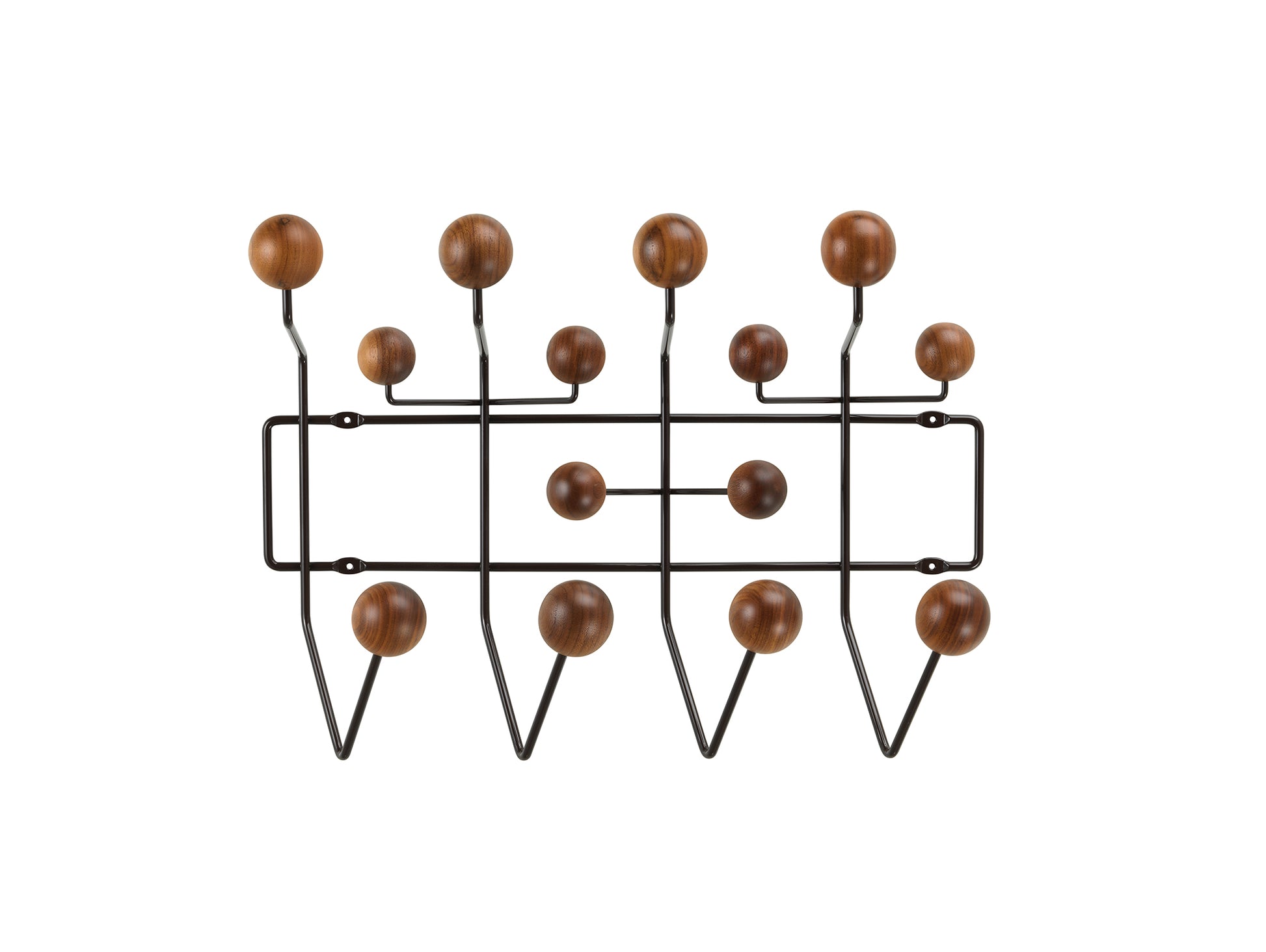 Eames Hang It All Coat Rack by Vitra - Walnut
