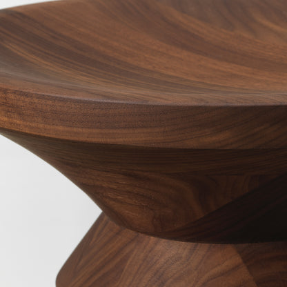 Eames Stool C by Vitra - Walnut