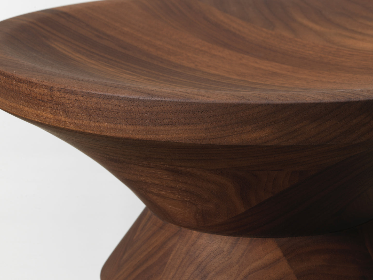 Eames Stool C by Vitra - Walnut