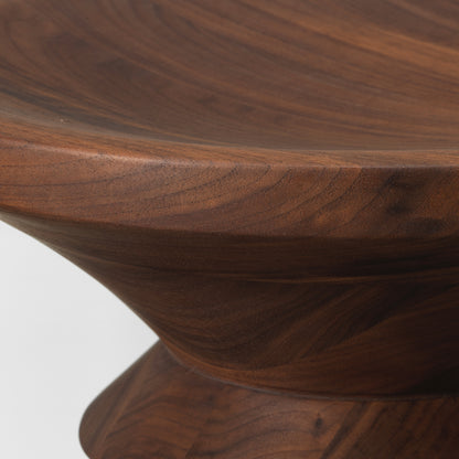 Eames Stool A by Vitra - Walnut