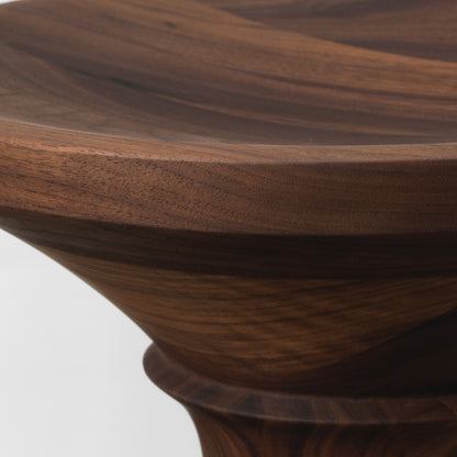 Eames Stool B by Vitra - Walnut