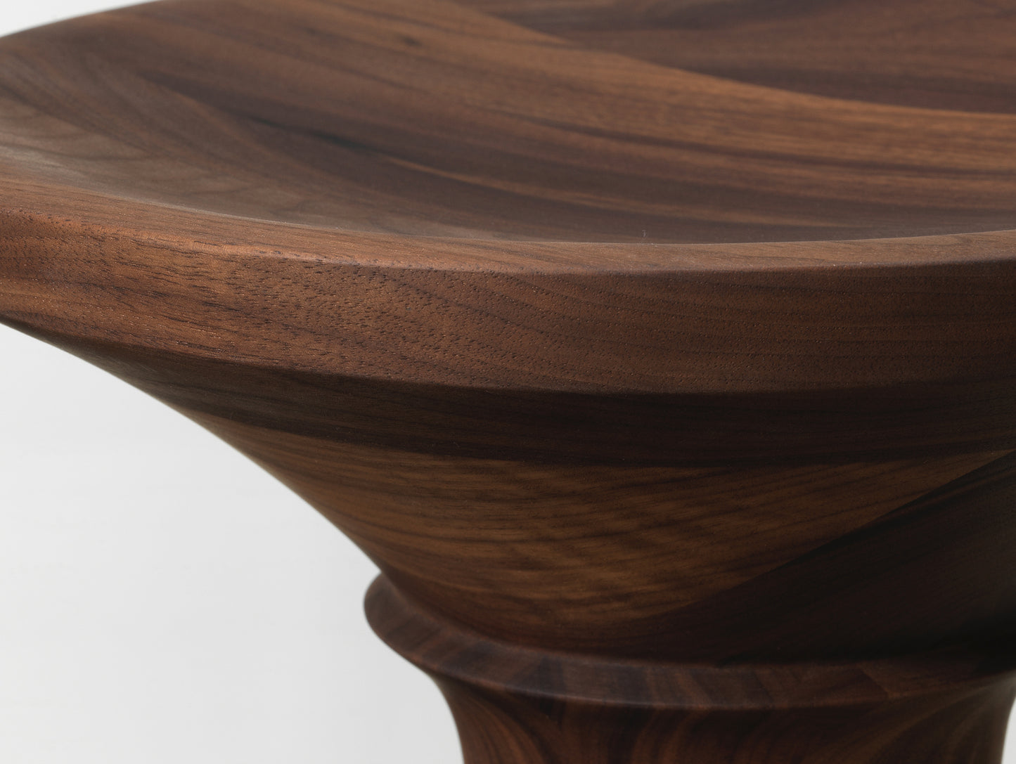 Eames Stool B by Vitra - Walnut