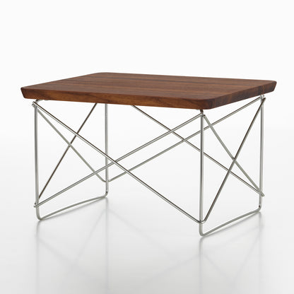 Eames Occasional Table LTR by Vitra - Oiled Walnut / Stainless Steel Base