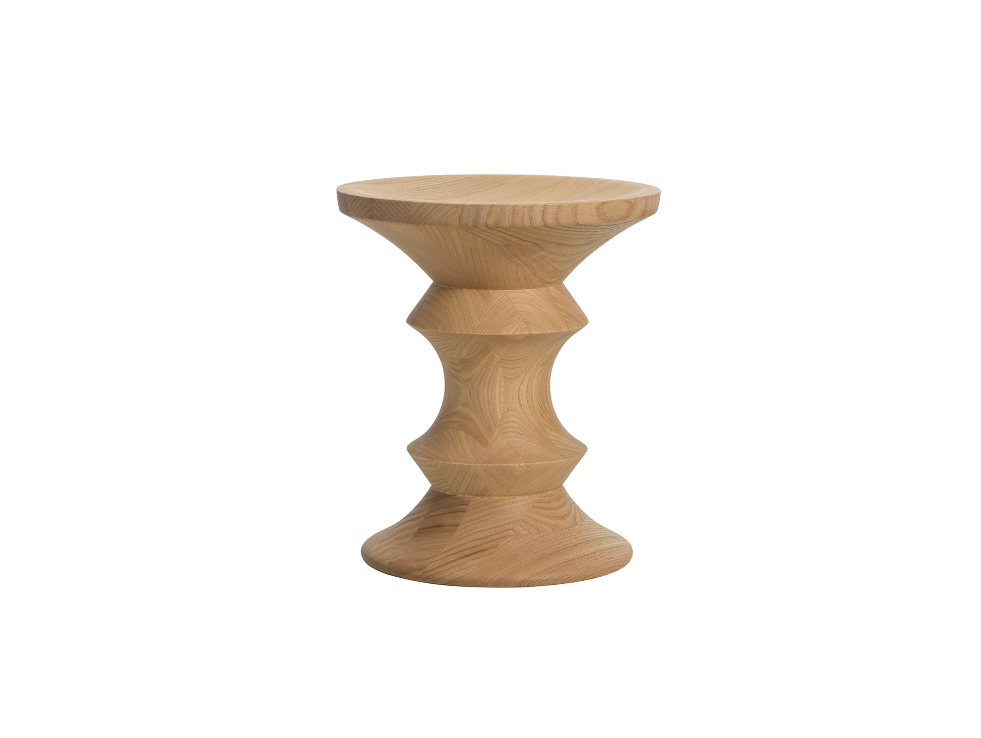 Eames Stool C by Vitra - Chestnut