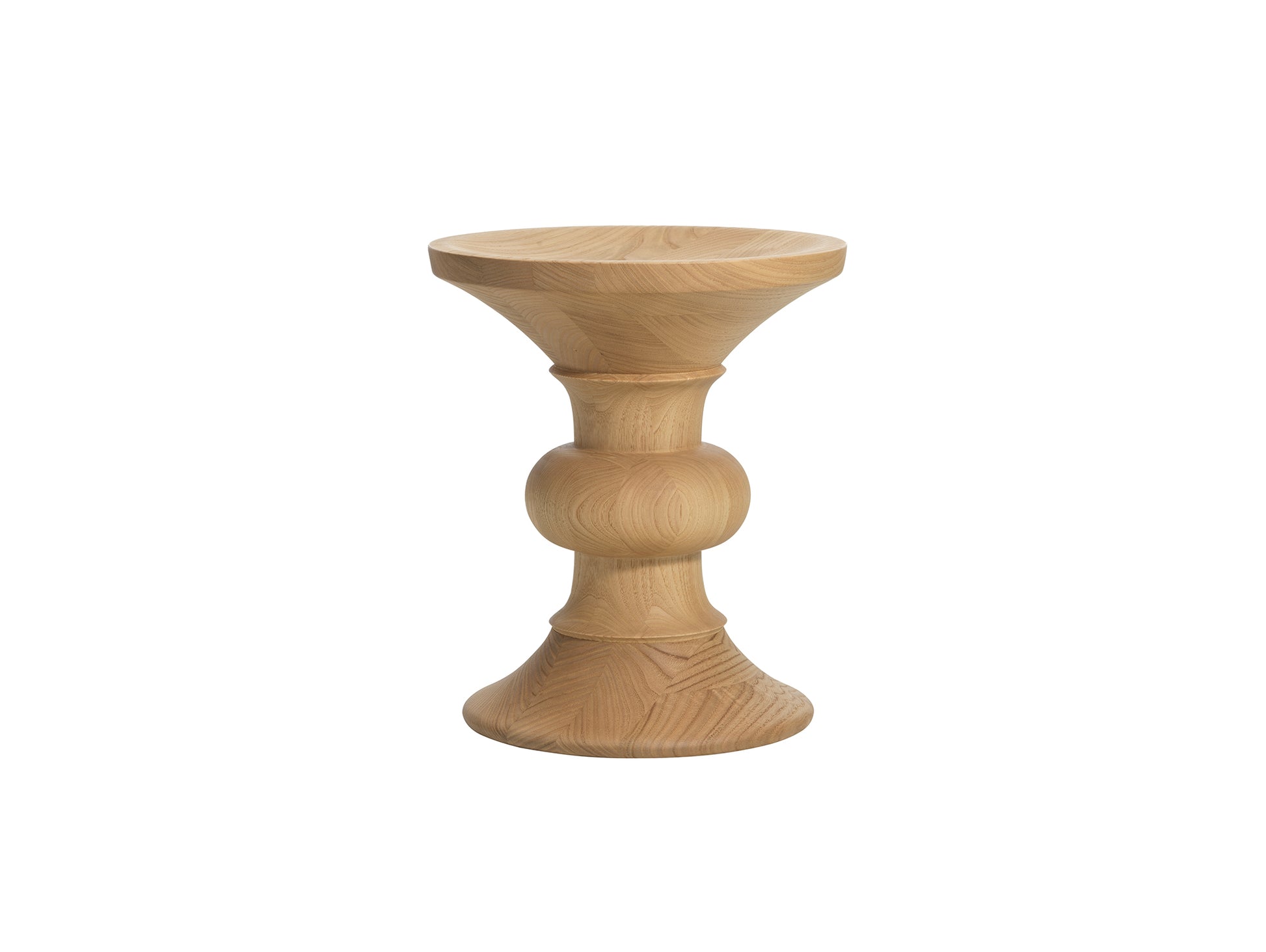 Eames Stool B by Vitra - Chestnut