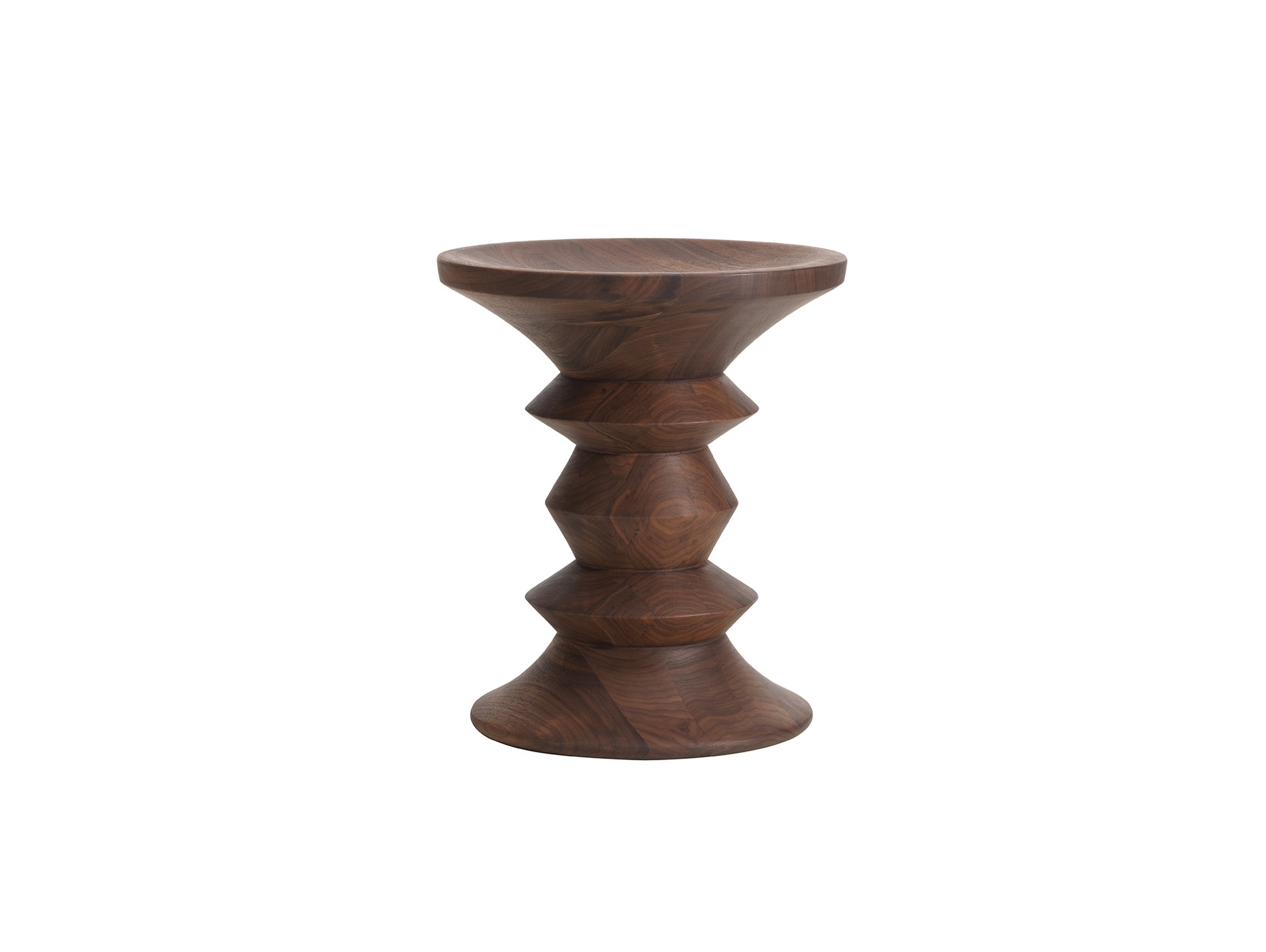 Eames Stool A by Vitra - Walnut