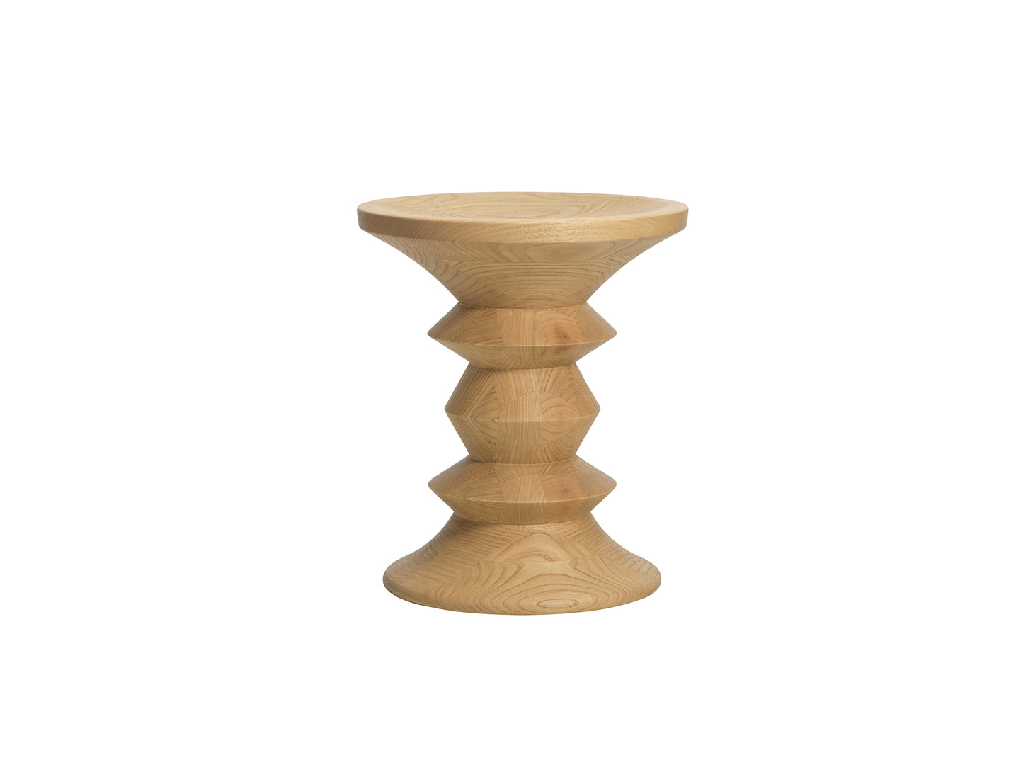 Eames Stool A by Vitra - Chestnut