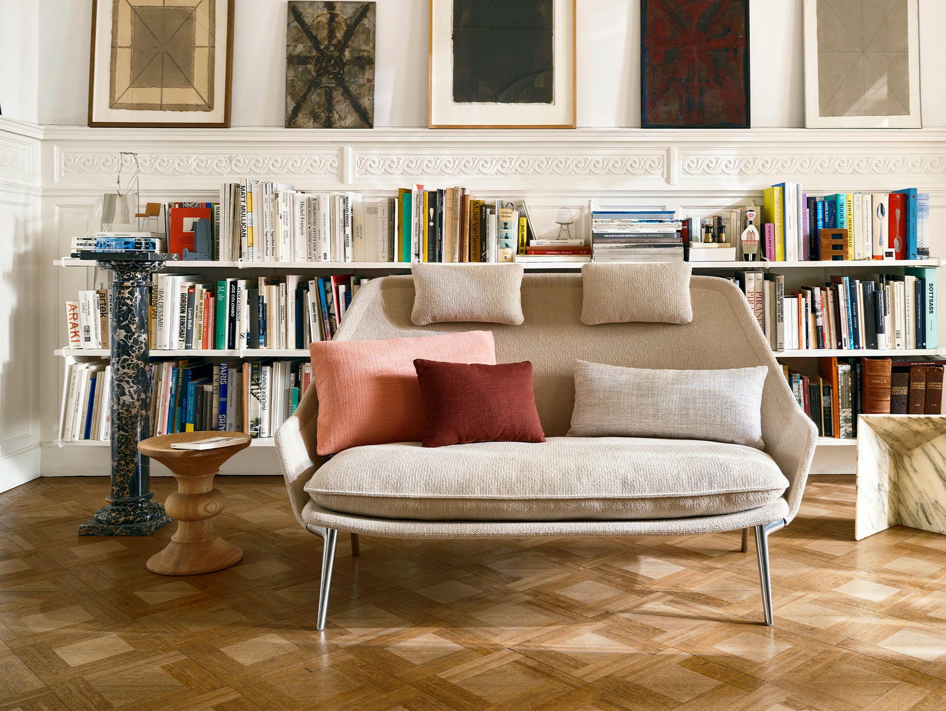 Eames Stools by Vitra - Chestnut