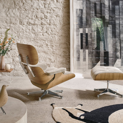 Eames Lounge Chair by Vitra -Lacquered Chestnut / Bamboo Terra 04 Nubia