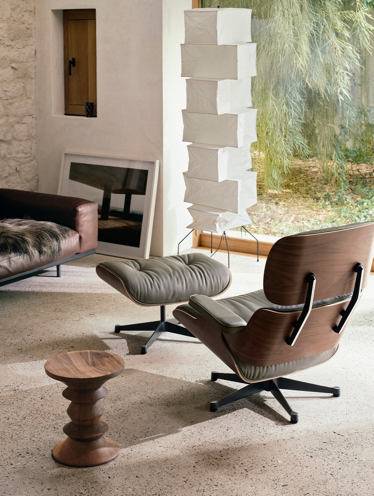 Eames Stools by Vitra - Walnut