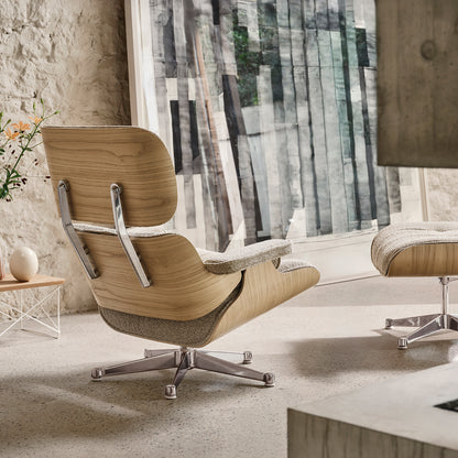 Eames Occasional Table LTR by Vitra  - Oiled Chestnut / White Steel