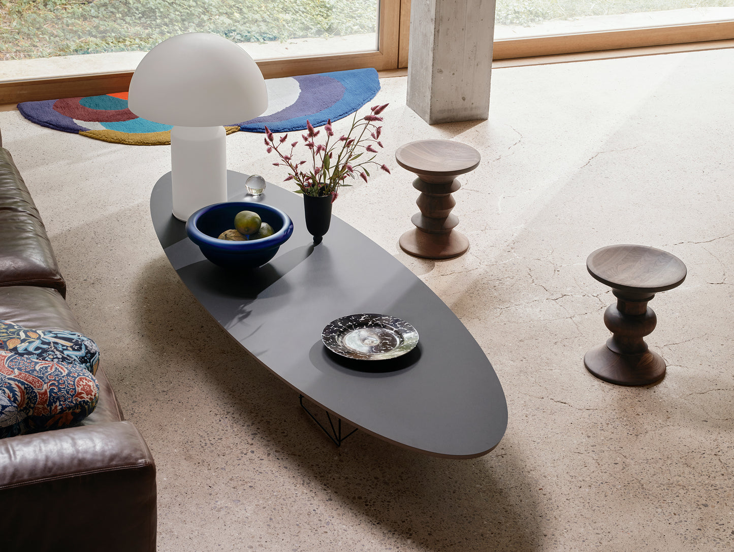 Eames Stools by Vitra - Walnut