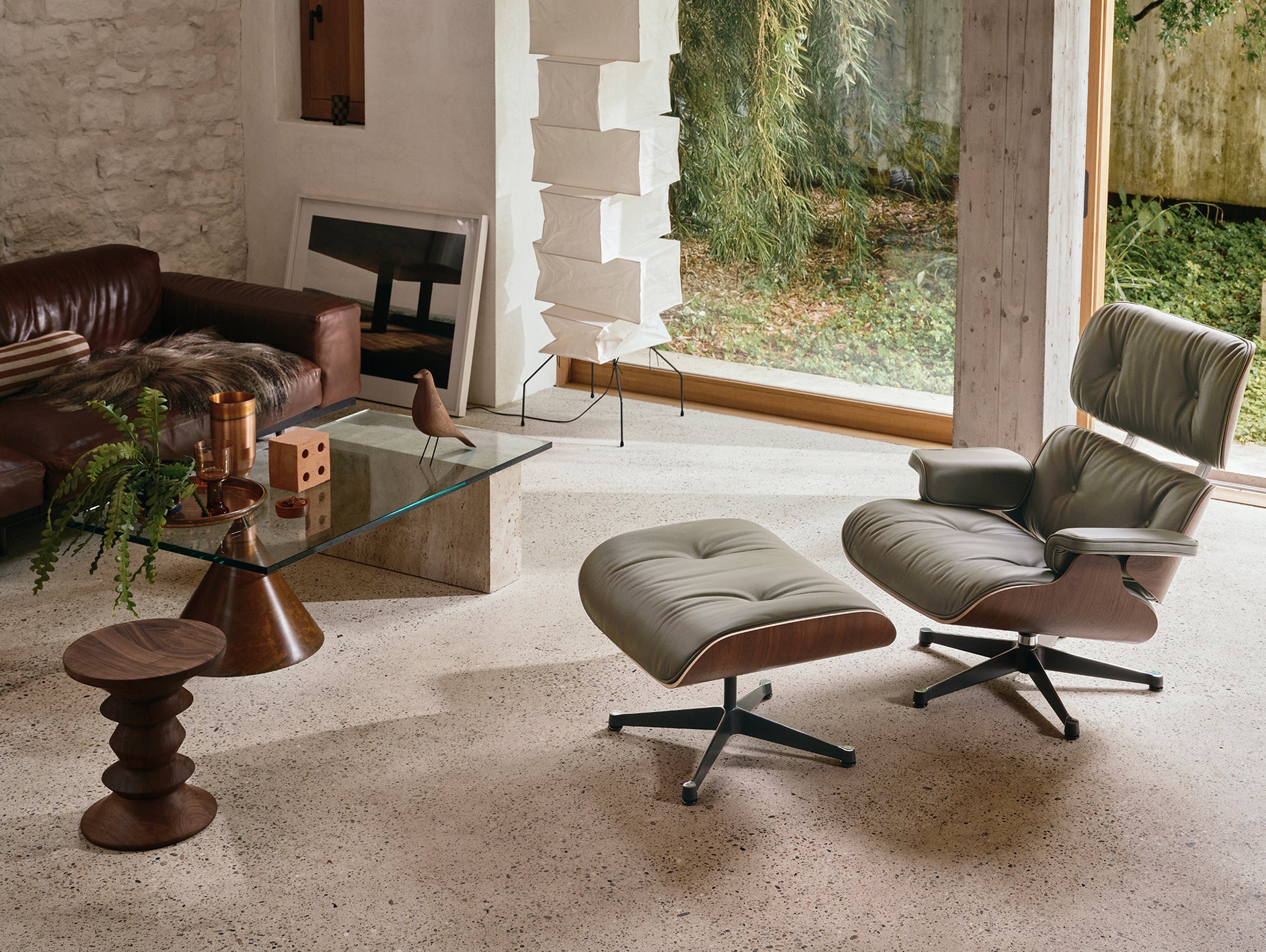 Eames Stools by Vitra - Walnut