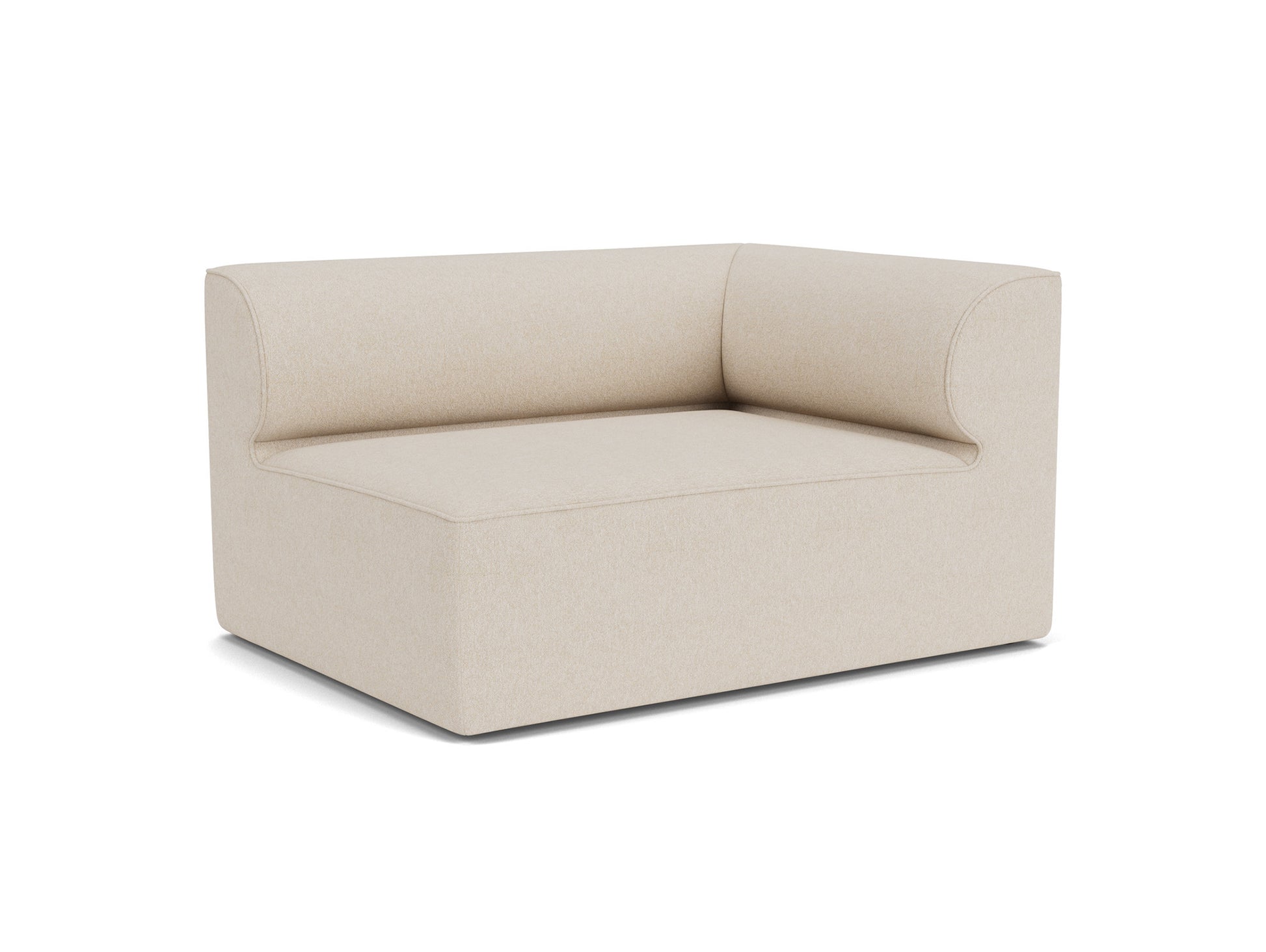 Eave Modular Sofa 96 - Individual Modules by Audo Copenhagen / Corner Module 144 / Right Armrest (Sitting Left) / Moss 018