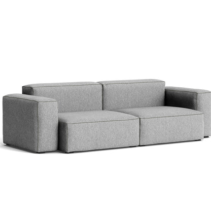 Mags Soft 2.5 Seater Sofa (Low Armrest) by HAY - Combination 1 / Hallingdal 166 / Dark Grey Stitching 