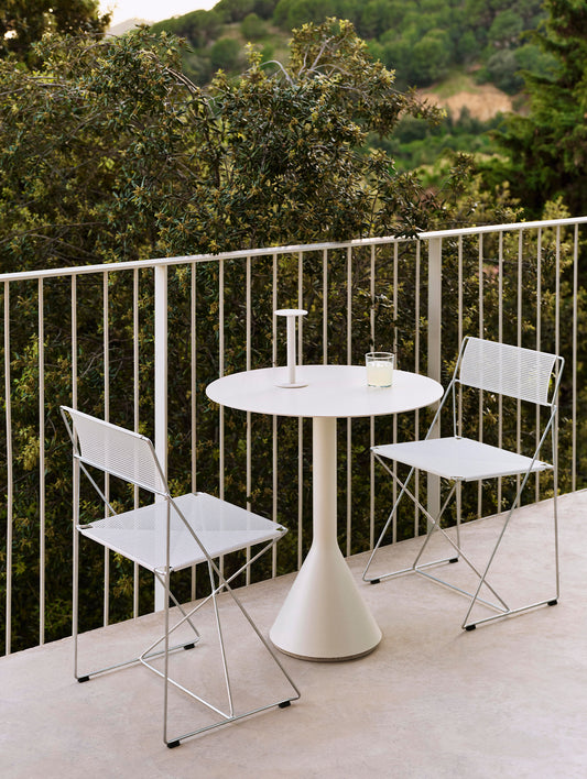 Palissade Cone Table by HAY - D70 / Cream White