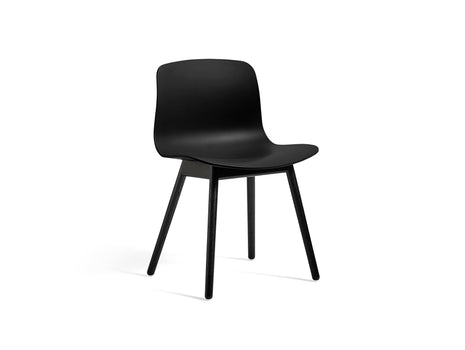 About A Chair AAC 12 by HAY - Black 2.0 Shell / Black Lacquered Oak Base