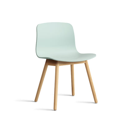 About A Chair AAC 12 - Dusty Mint 2.0 Shell / Lacquered Oak Base