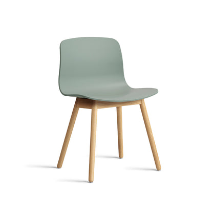 About A Chair AAC 12 - Fall Green 2.0 Shell / Lacquered Oak Base
