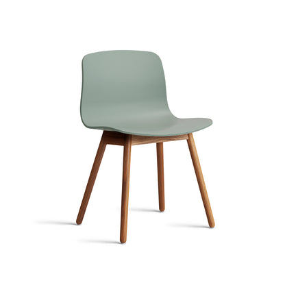 About A Chair AAC 12 - Fall Green 2.0 Shell / Lacquered Walnut Base