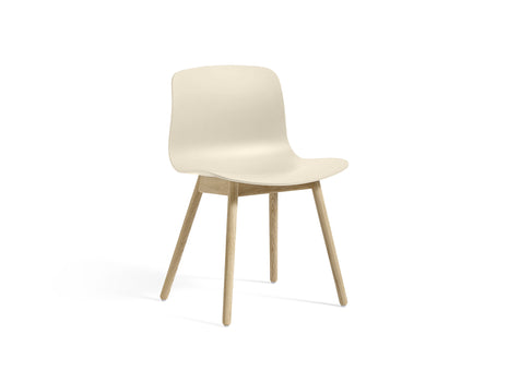 About A Chair AAC 12 by HAY - Melange Cream 2.0 Shell / Soaped Oak Base