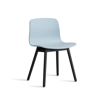 About A Chair AAC 12 - Slate Blue 2.0 Shell / Black Lacquered Oak Base