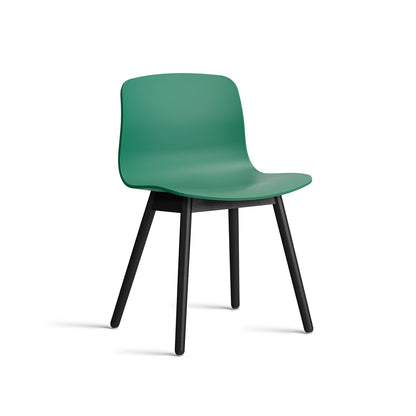 About A Chair AAC 12 - Teal Green 2.0 Shell / Black Lacquered Oak Base