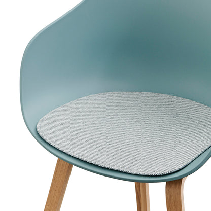 About A Chair (AAC) Seat Pads by HAY - Dusty Blue Shell / Mode 002 Seat Pad