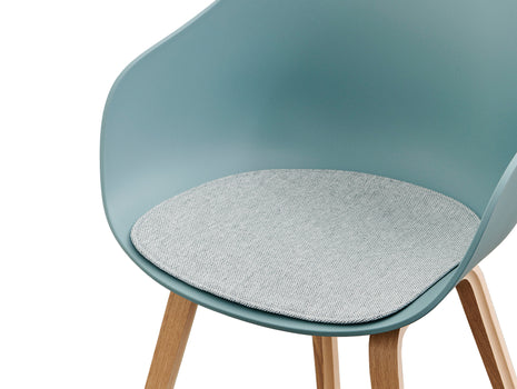 About A Chair (AAC) Seat Pads by HAY - Dusty Blue Shell / Mode 002 Seat Pad