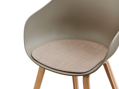 About A Chair (AAC) Seat Pads by HAY - Khaki Shell / Remix 242 Seat Pad