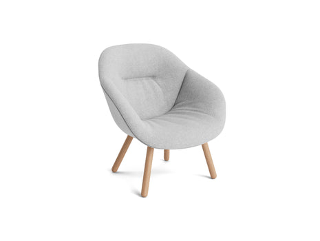 About A Lounge Chair - AAL 82 Soft by HAY / Divina Melange 120 / Lacquered Oak Base