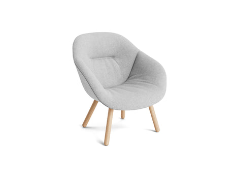 About A Lounge Chair - AAL 82 Soft by HAY / Divina Melange 120 / Soaped Oak Base