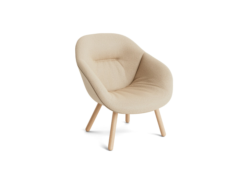 About A Lounge Chair - AAL 82 Soft by HAY / Hallingdal 220 / Soaped Oak Base