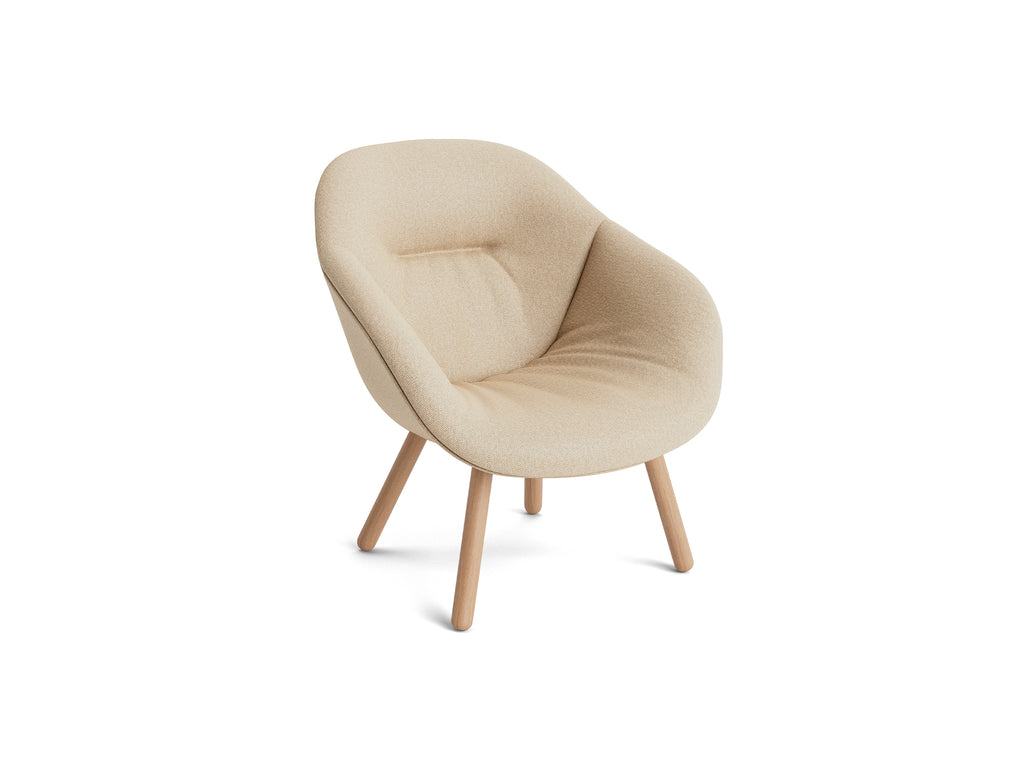 About A Lounge Chair - AAL 82 Soft by HAY / Hallingdal 220 / Lacquered Oak Base