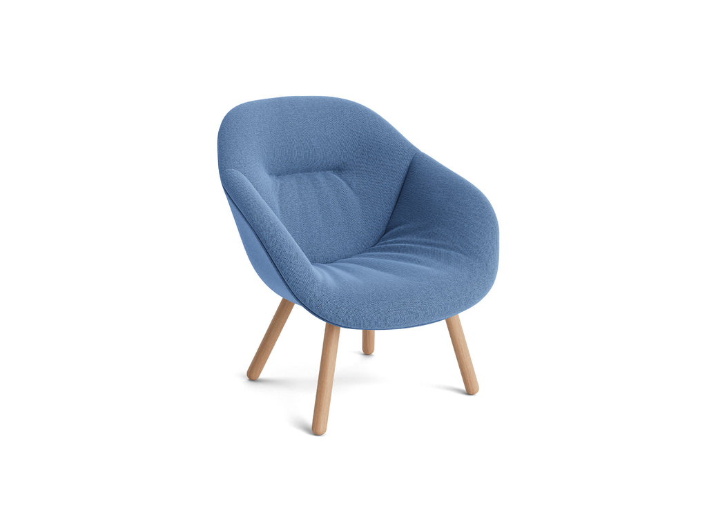About A Lounge Chair - AAL 82 Soft by HAY / Re-wool 758 / Lacquered Oak Base