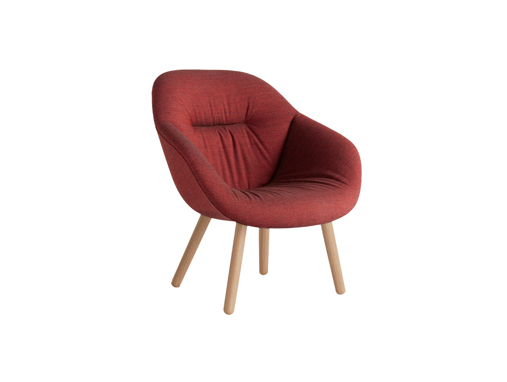 About A Lounge Chair - AAL 82 Soft by HAY / Remix 662 / Lacquered Oak Base