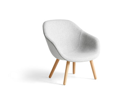 About A Lounge Chair - AAL 82 by HAY / Divina Melange 120 / Lacquered Oak Base